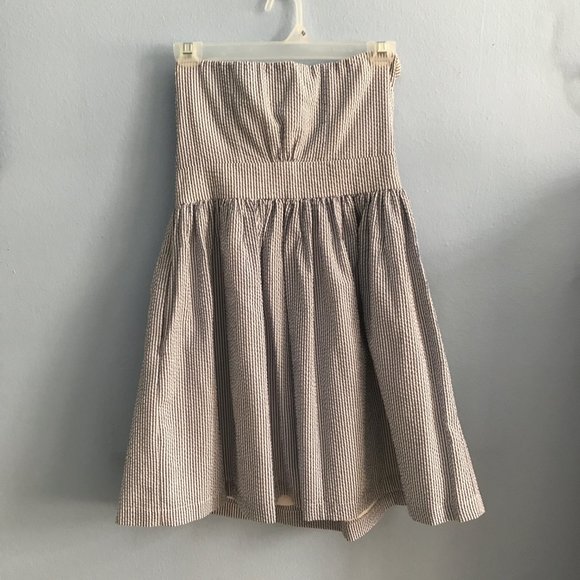 Jolie & Elizabeth strapless seersucker dress - Picture 3 of 7